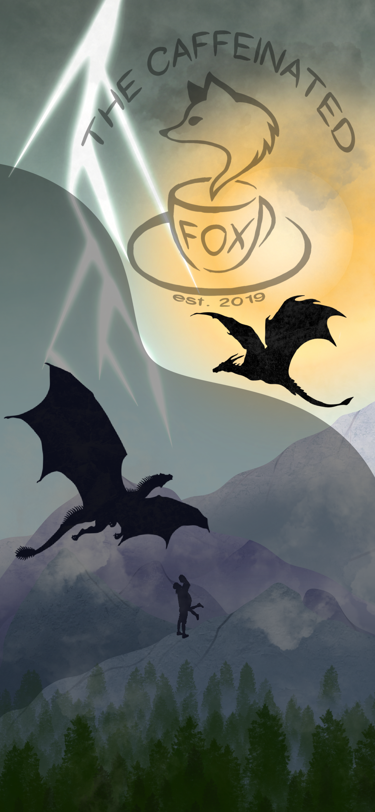 Dragon Mountains Scene