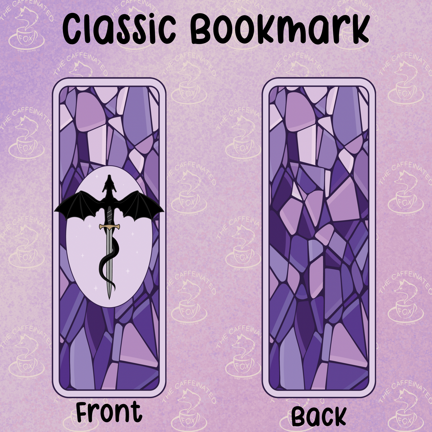 Purple Dragon Bookmark