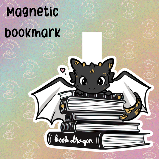 Book Dragon Magnetic Bookmark