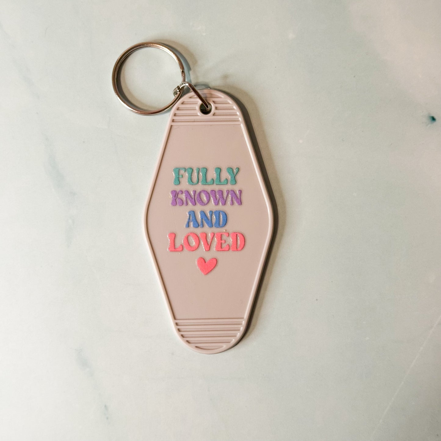 Faith Motel Keychains