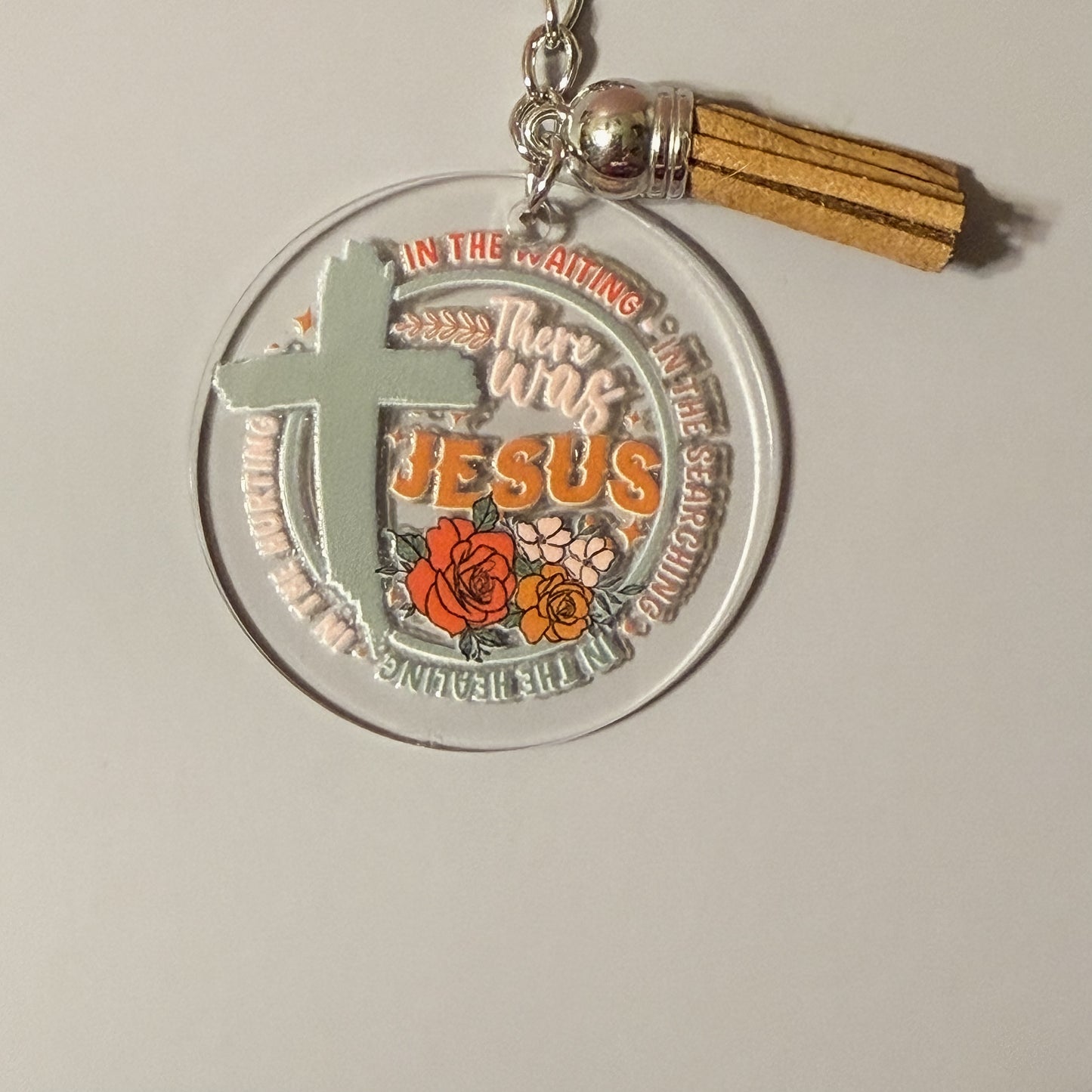Faith Round Keychains
