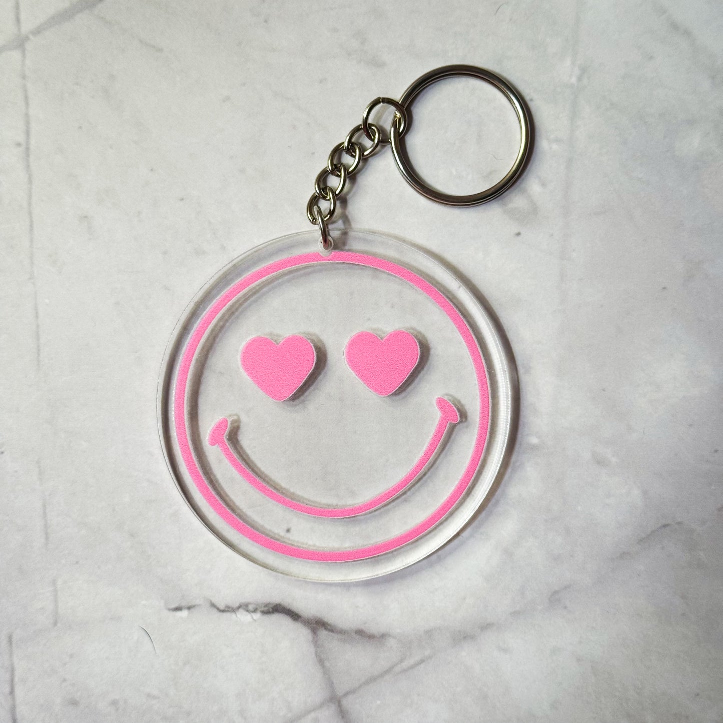 Cutesy & Positivity Round Keychains