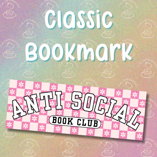 Antisocial Book Club Bookmark