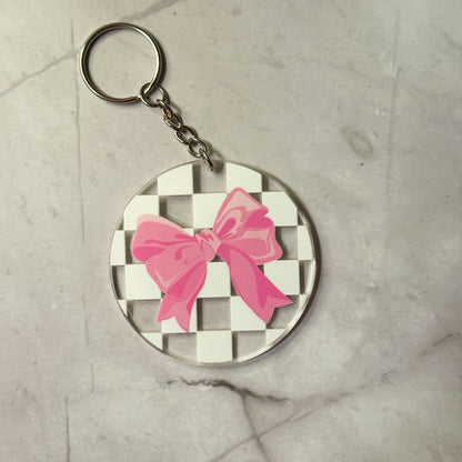 Cutesy & Positivity Round Keychains