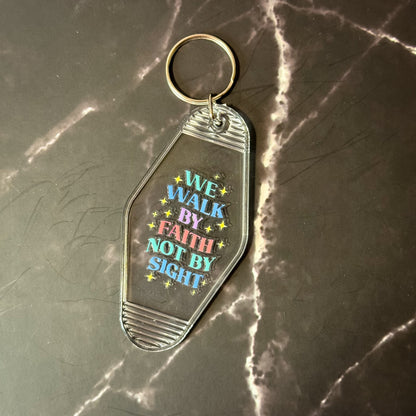 Faith Motel Keychains