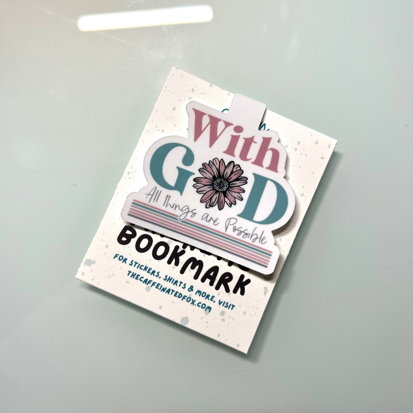 With God All Things Are Possible Magnetic Bookmark