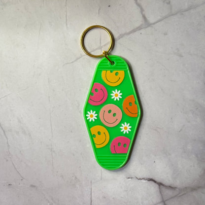 Positivity & Good Vibes Motel Keychains