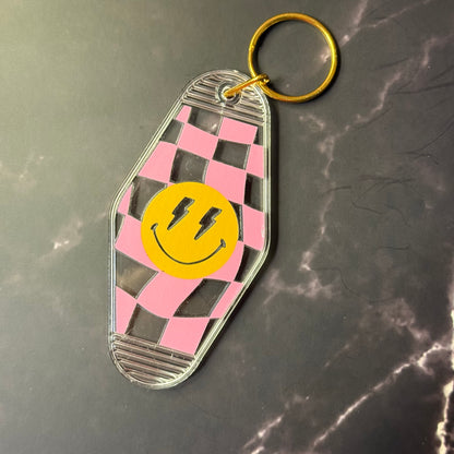 Positivity & Good Vibes Motel Keychains