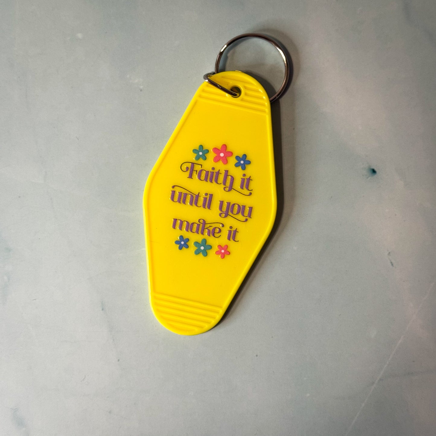 Faith Motel Keychains