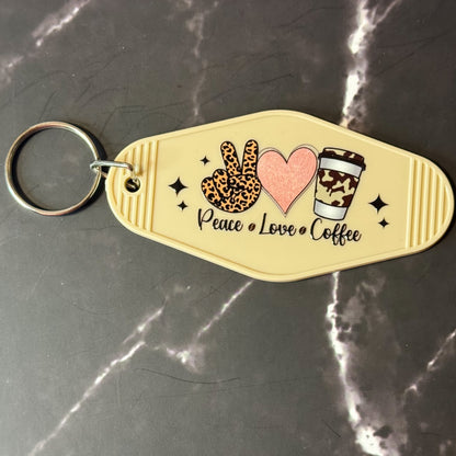 Coffee Motel Keychains