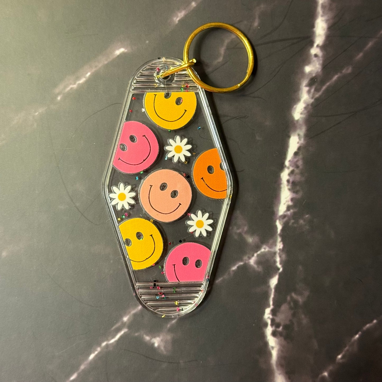 Positivity & Good Vibes Motel Keychains