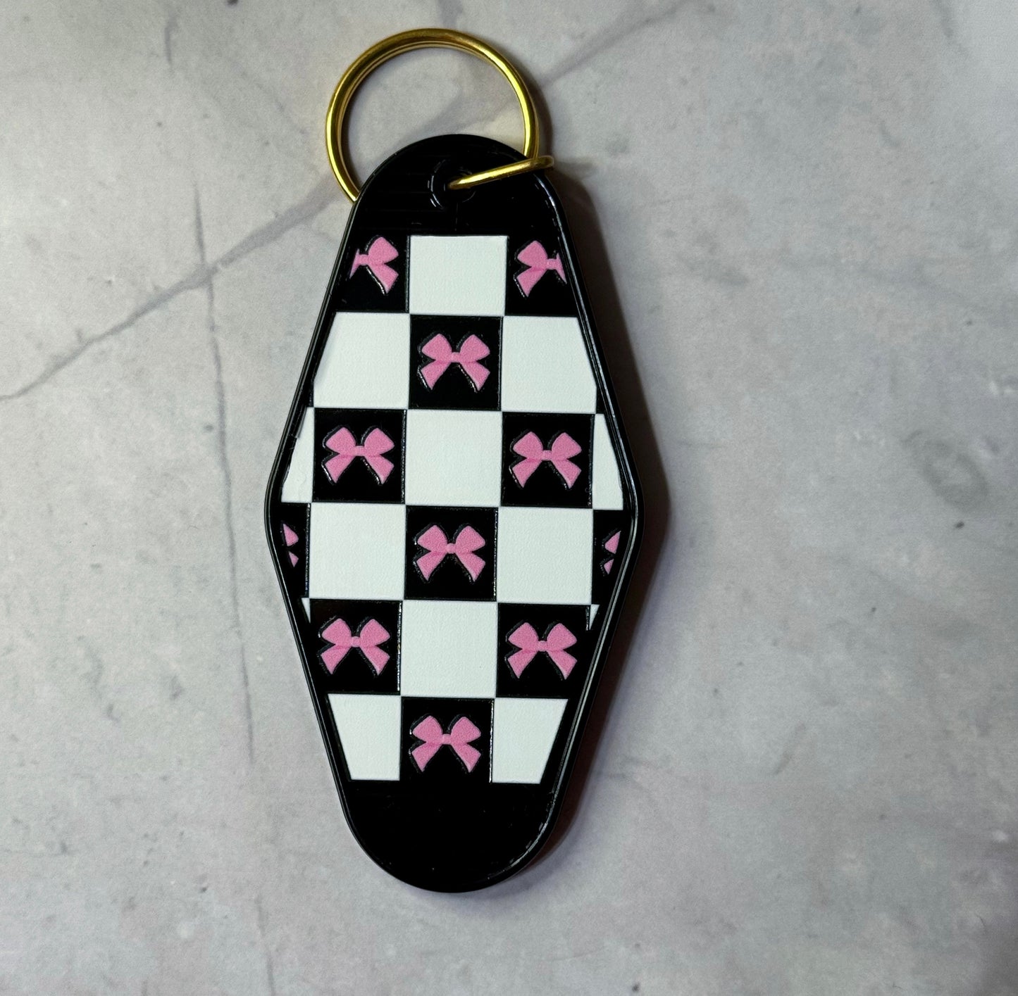 Bows & Cherries Motel Keychains