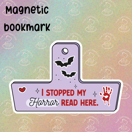 Horror Clip Magnetic Bookmark