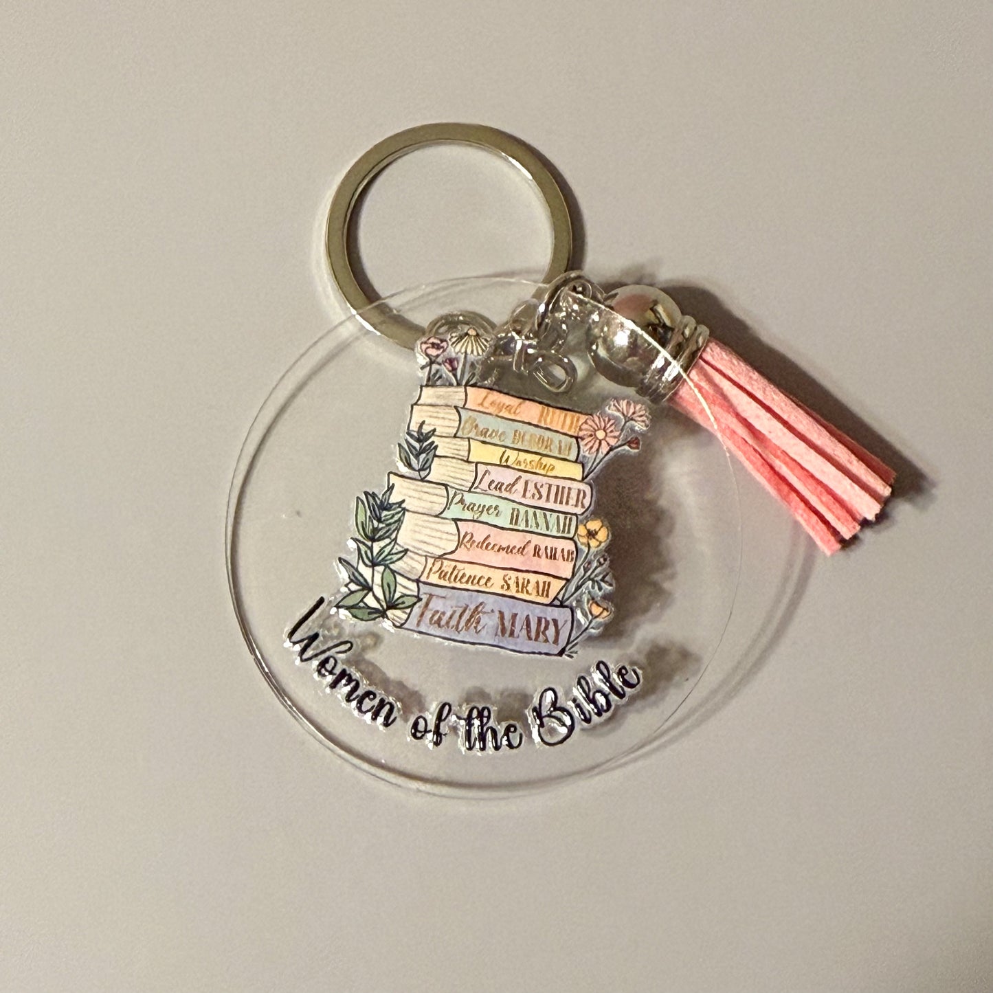 Faith Round Keychains
