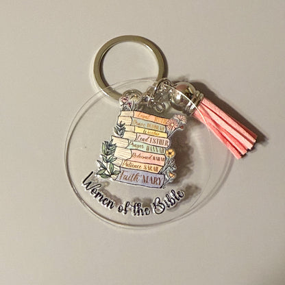 Faith Round Keychains