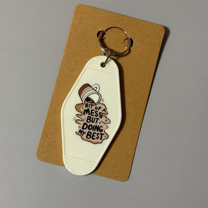 Coffee Motel Keychains