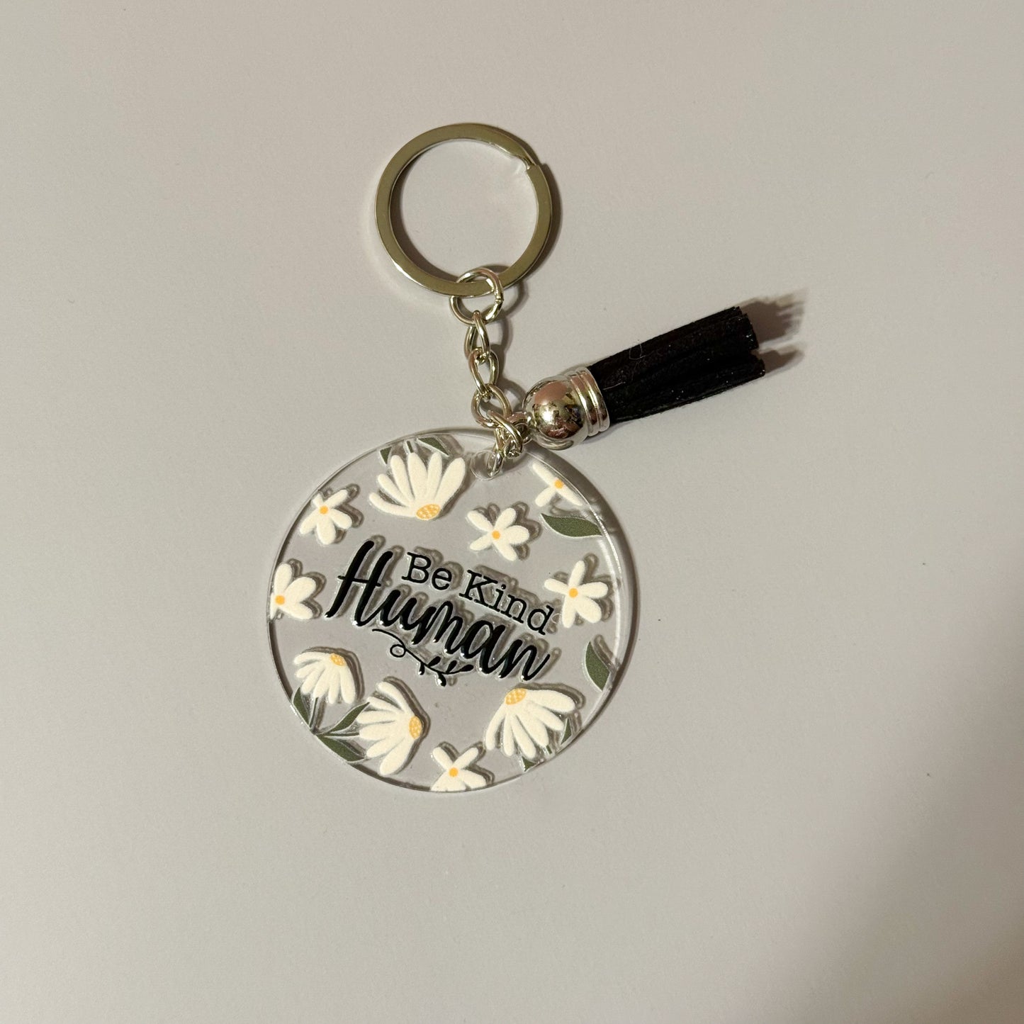 Cutesy & Positivity Round Keychains
