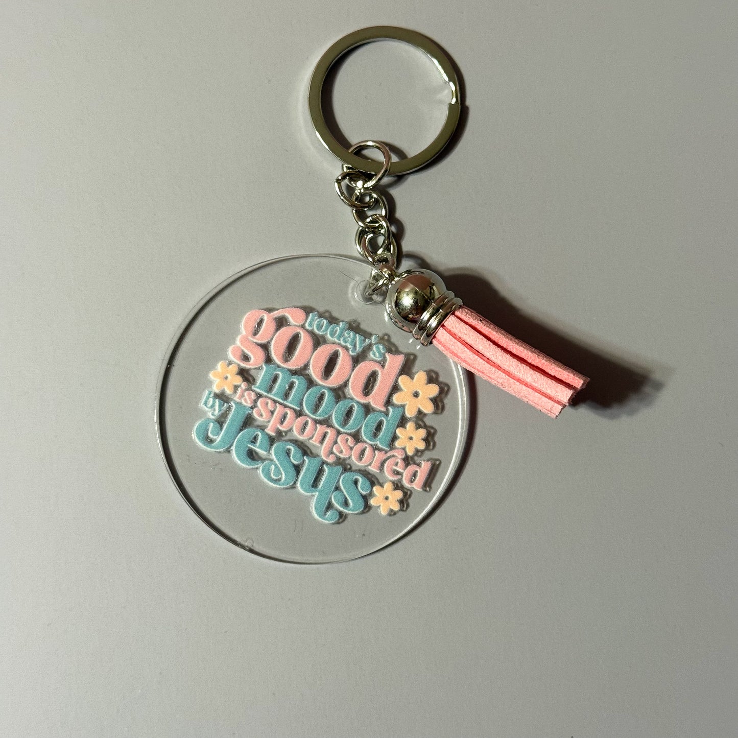 Faith Round Keychains