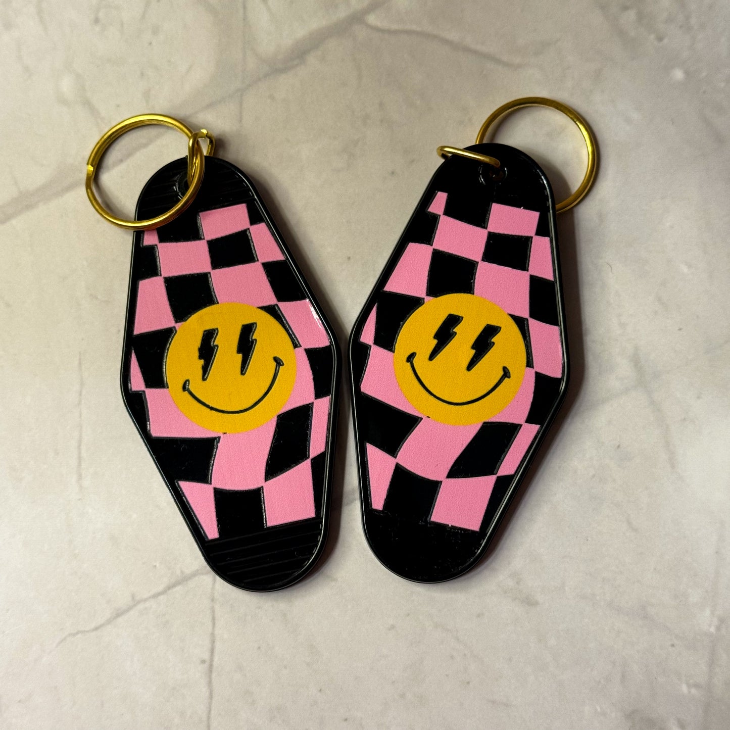 Positivity & Good Vibes Motel Keychains