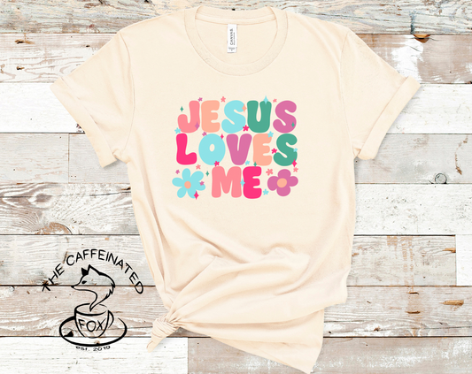 Jesus Loves Me (Floral)