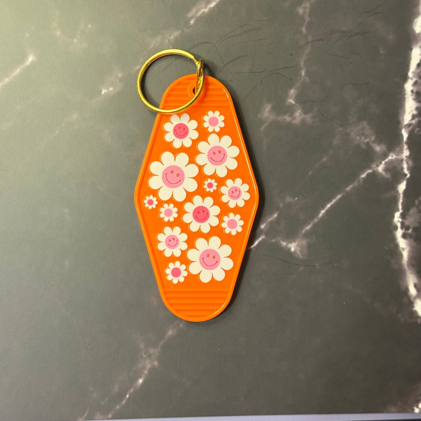 Floral Motel Keychains