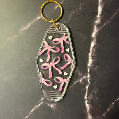 Bows & Cherries Motel Keychains