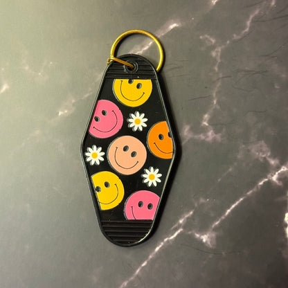 Positivity & Good Vibes Motel Keychains