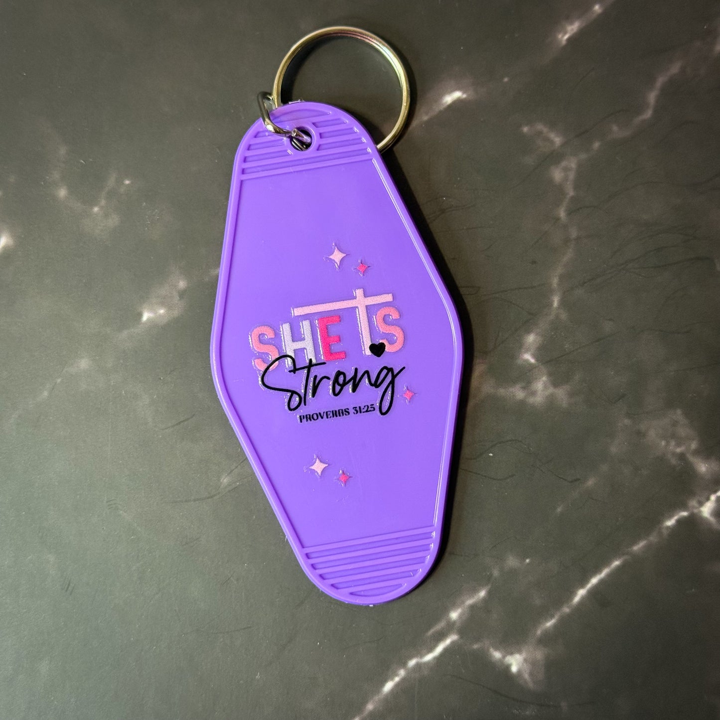 Faith Motel Keychains