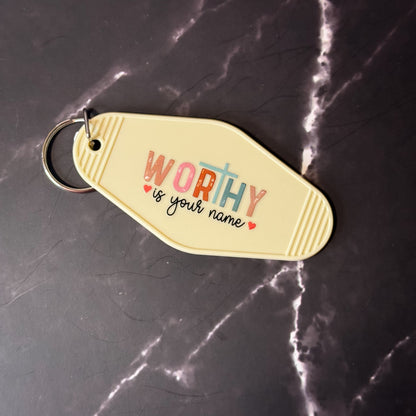 Faith Motel Keychains