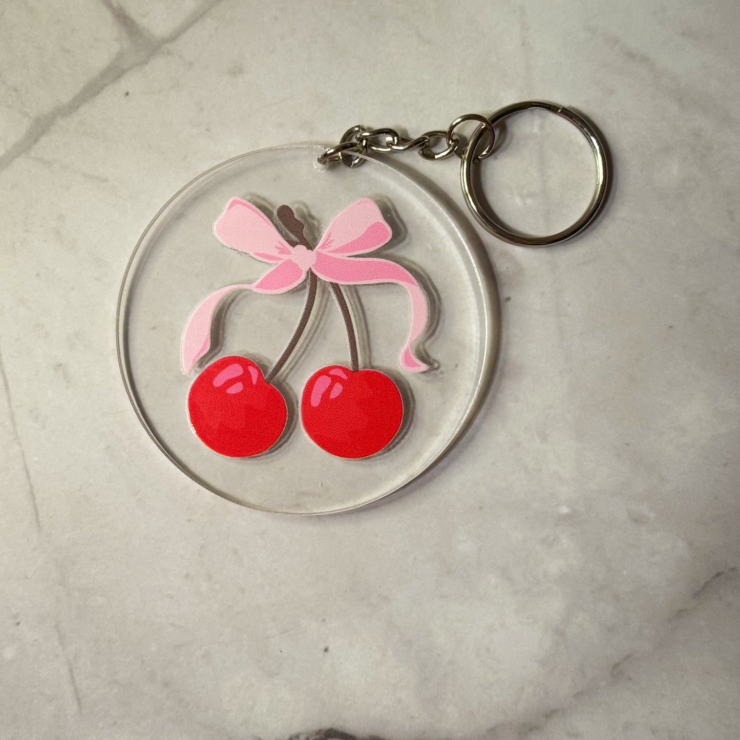 Cutesy & Positivity Round Keychains