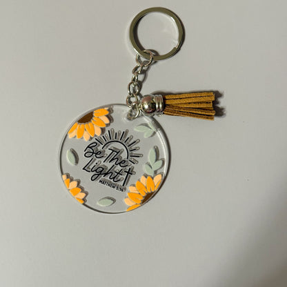 Faith Round Keychains