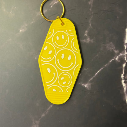 Positivity & Good Vibes Motel Keychains