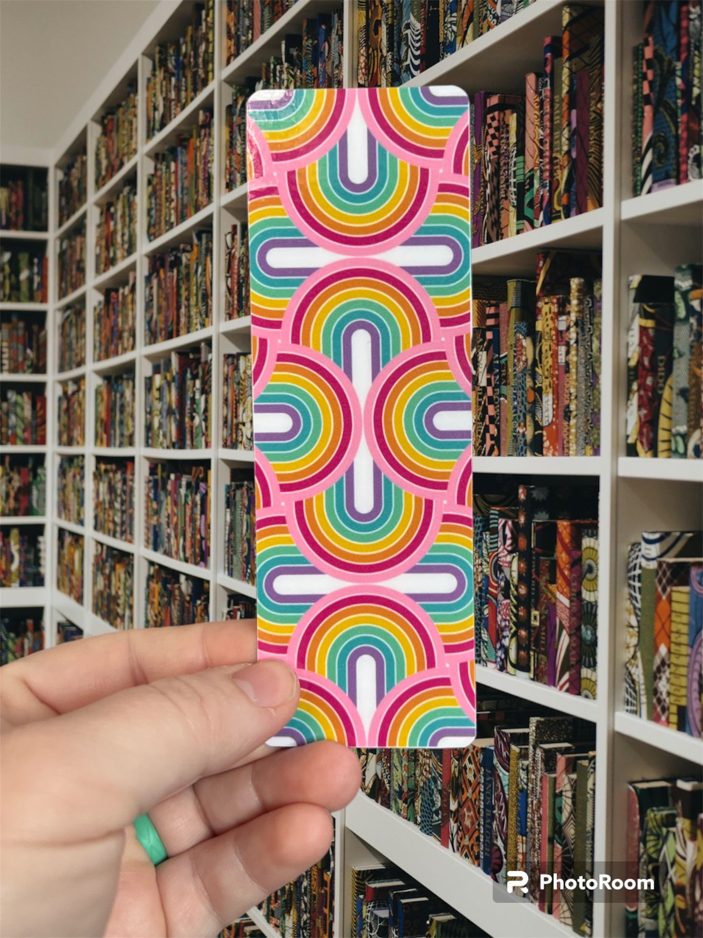 Rainbow Pattern Bookmark