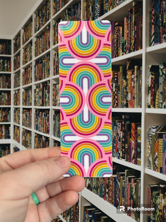 Rainbow Pattern Bookmark