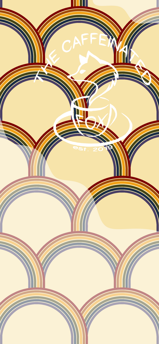 Retro Rainbow Phone Wallpaper