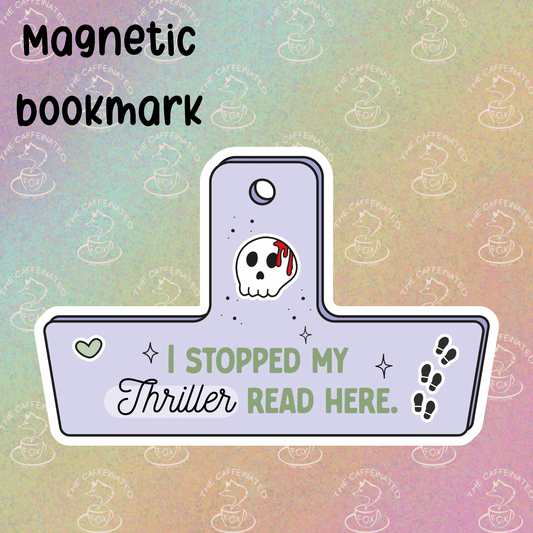 Thriller Clip Magnetic Bookmark