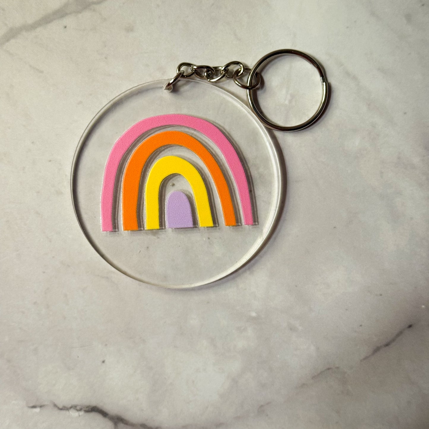 Floral & Nature Round Keychains