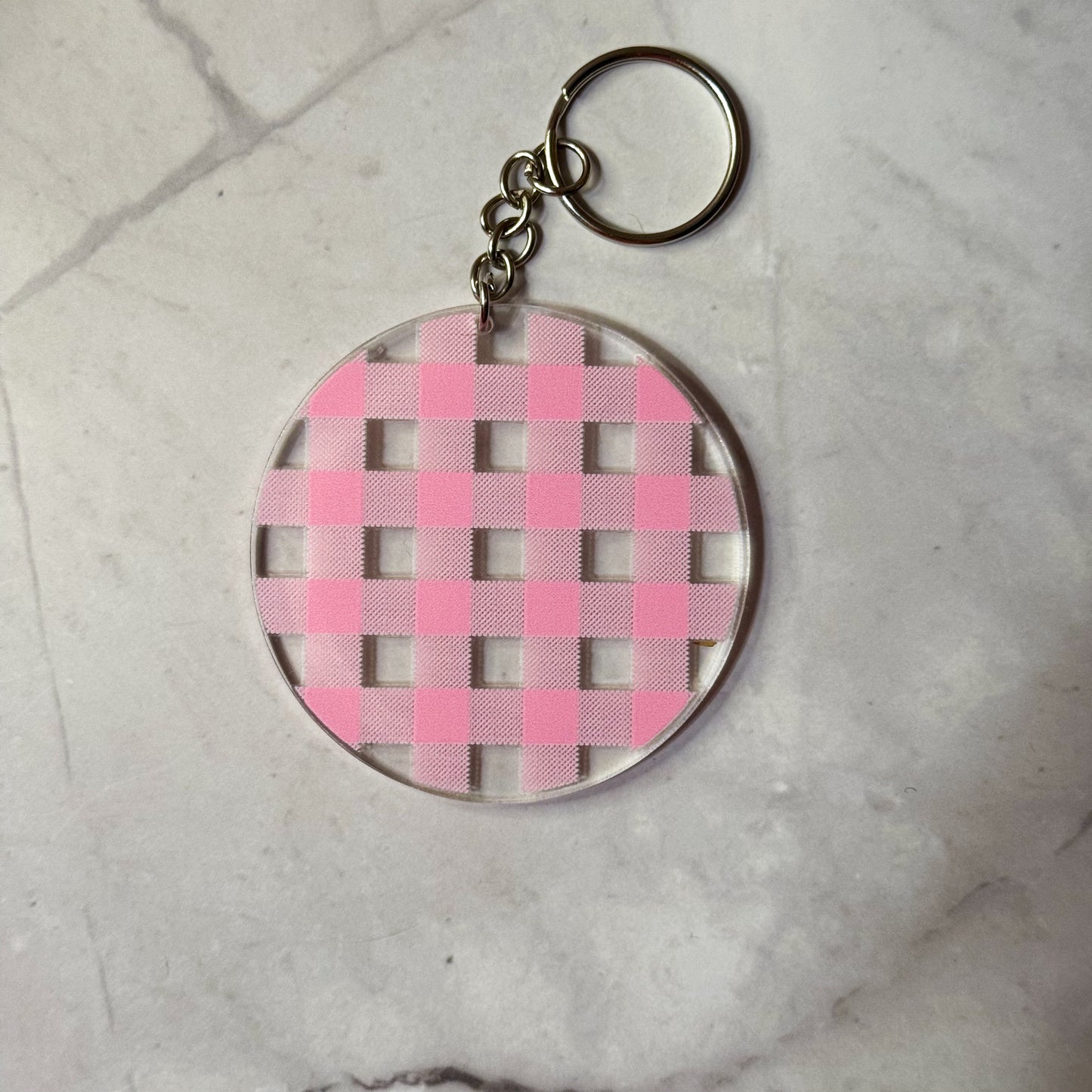 Cutesy & Positivity Round Keychains