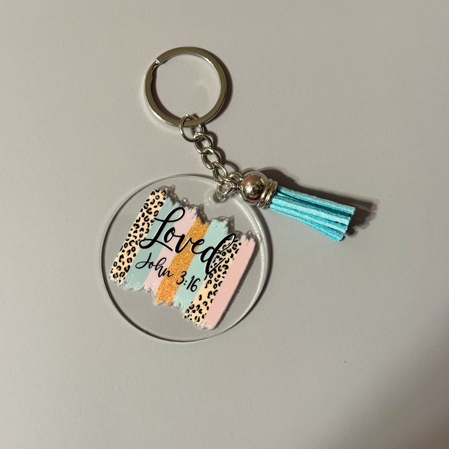 Faith Round Keychains