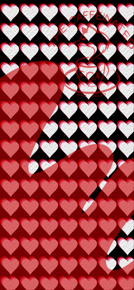 Glitch Hearts Wallpaper