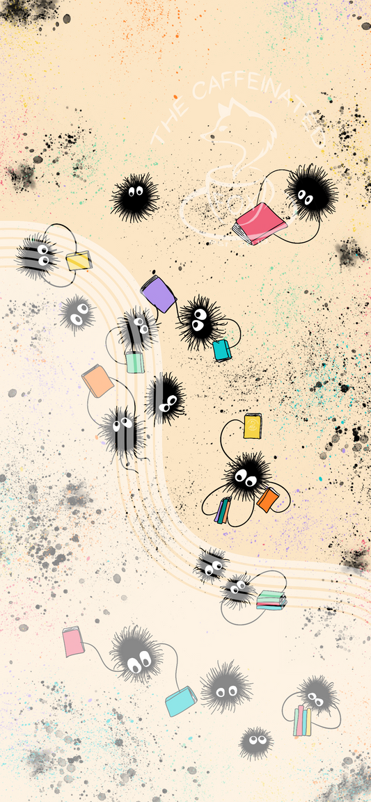 Bookish Soot Sprites- Wallpaper